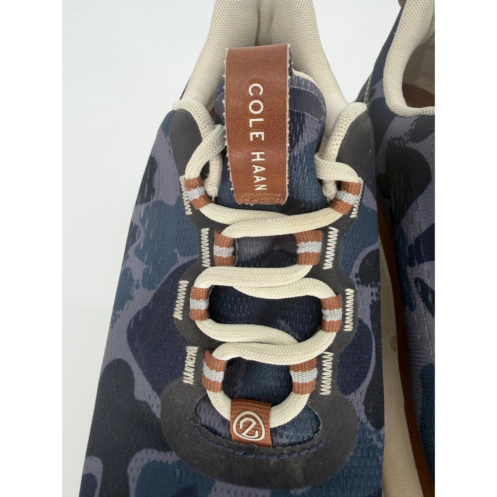 Cole Haan Zerogrand Journey Runner Mens Navy Blue Camo Mesh Sneakers Size 9.5 - Picture 2 of 16